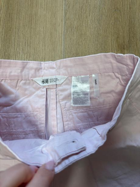 Bledoružové kraťasy, h&m,158