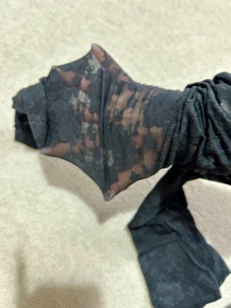 Nové cipkove silonky, lindex,s