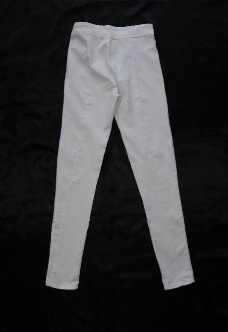 Biele elastické nohavice zara, zara,s