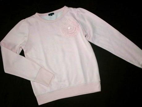 Jemná ružová mikina - veľ. 158/164, 158