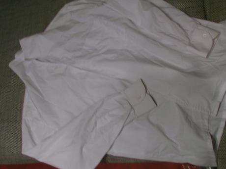 Biela kosela so stojacikom, m