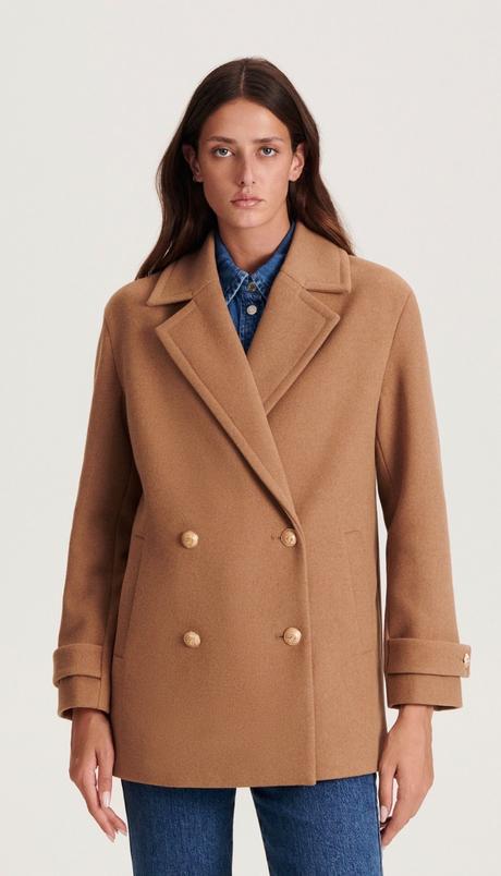 Krátky vlneny kabát, reserved,s