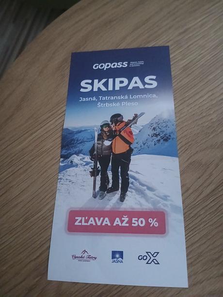 Poukažka na lyžovanie so zľavou,