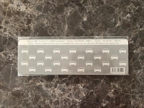 Srandovna značka do auta,