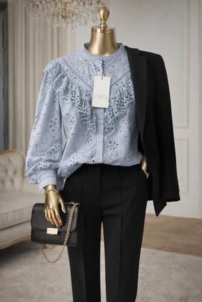 Luxusná madeirová blúzka zara, zara,l / m / s