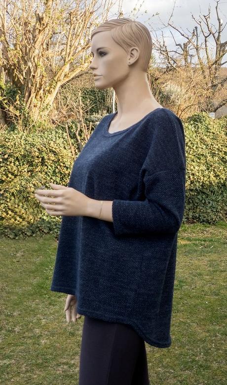 Tmavomodrý pulóver, only,xl