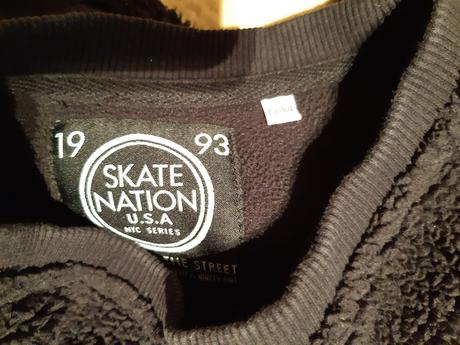 Huňatá mikina 158, šírka 48cm, dlzka 64cm, rukav, 158