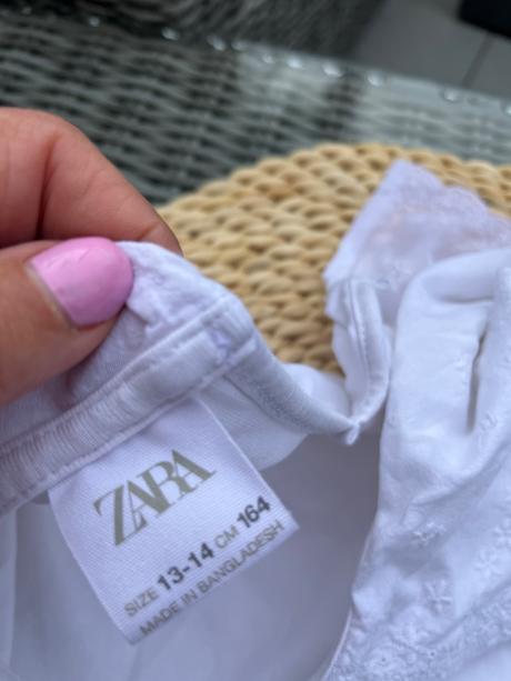 Tričko s krajkou, zara,164