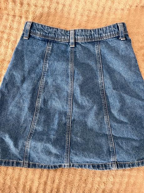 Riflová sukňa, h&m,32