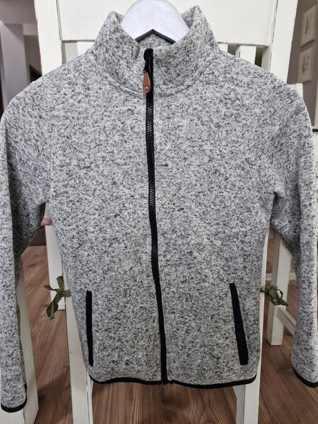 Fleece mikina, h&m,134