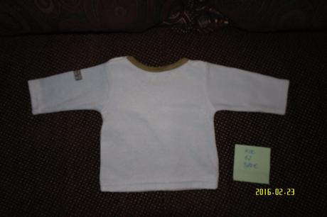 Mäkký pulóver pre chlapca (velur) 0-3m, kik,62