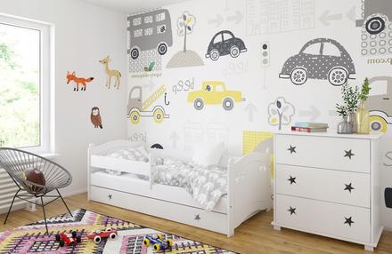 Detská posteľ rôzne veľkosti,farby, šírka (cm): 80,dĺžka (cm): 140