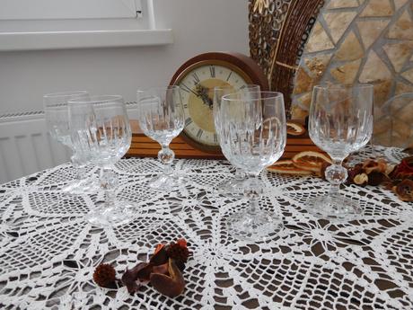 Poháre vínové jemný výbrus, 