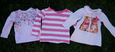 3x tričko, pepco,80