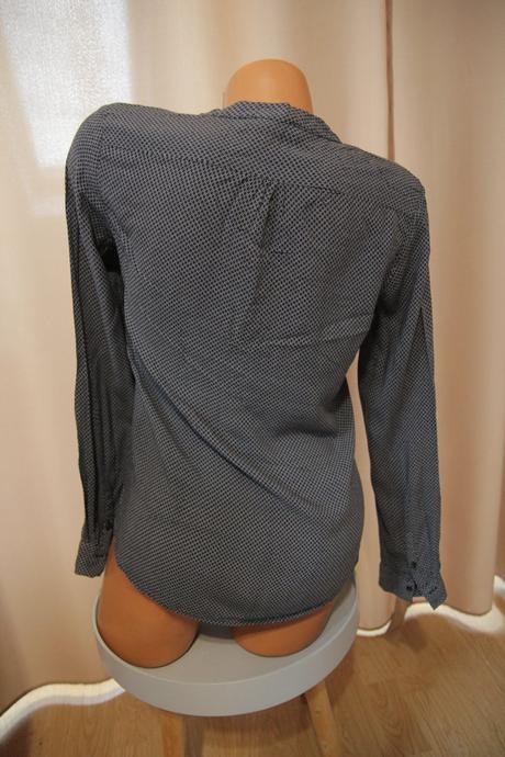 Modro biela vzorovaná blúzka, franco callegari, s