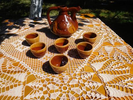 Bulharská keramika likérová, top top stav,, 