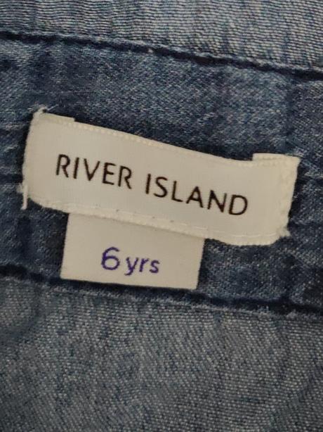 Riflová košeľa, river island,122