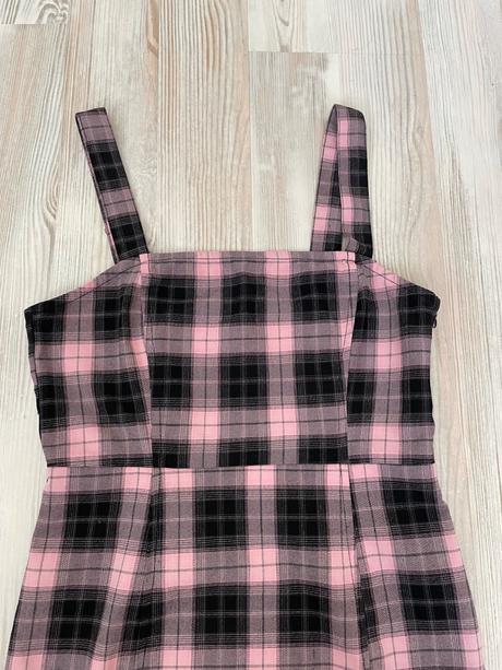 Kárované mini šaty, h&m,m