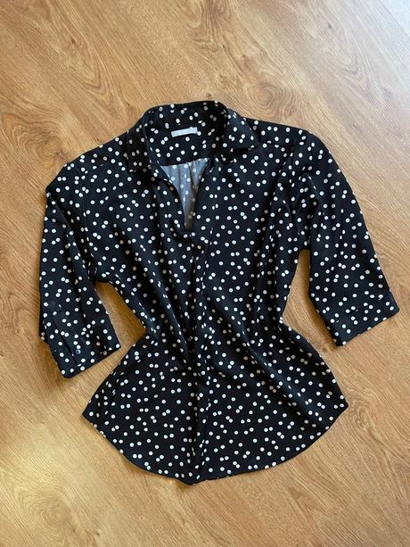Bluzka s bodkami zara, gate,m