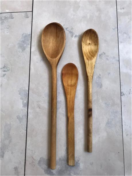 Staré drevená varešky/habarka - 9 ks,