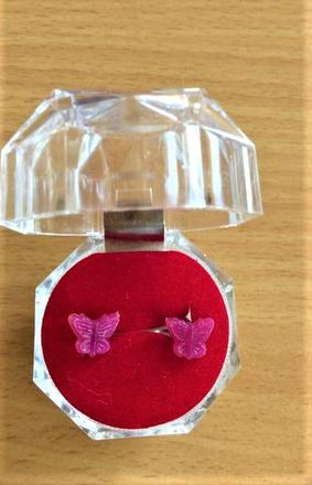 Náušnice motýliky,