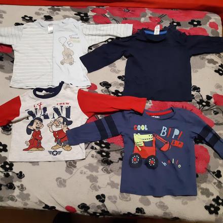 Tričká pre chlapceka 4 kusov, 80