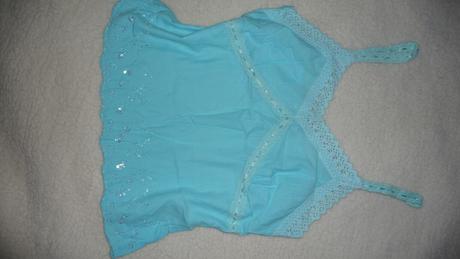 Príjemný top, papaya,s