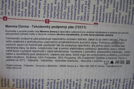 Tehotensky pas chicco mamma donna,