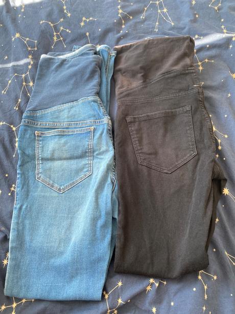 Tehotenské rifle 36, h&m,36