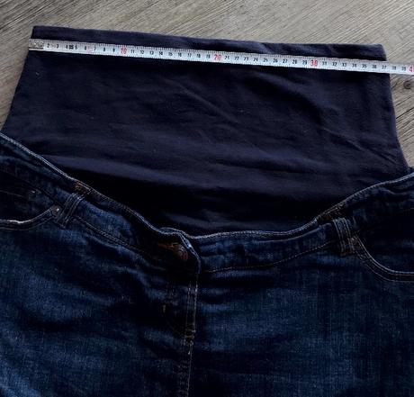 Rifľová tehotenská sukňa, 40