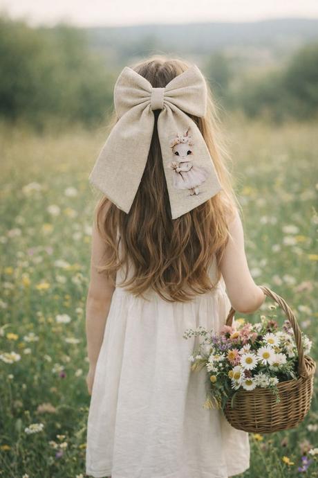 Handmade mašle do vlasov, 