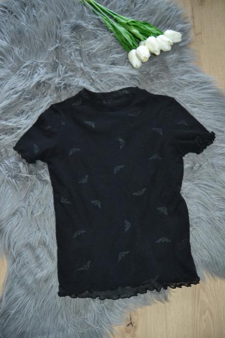Sieťovaný top (mesh top) emporio armani, veľ. m, armani,m
