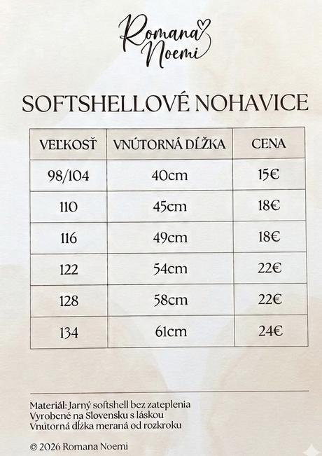 Jarne softshellove nohavice bez zateplenia, 92 - 140
