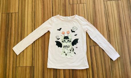 Krásne tricko s mačičkou h&m, h&m,122
