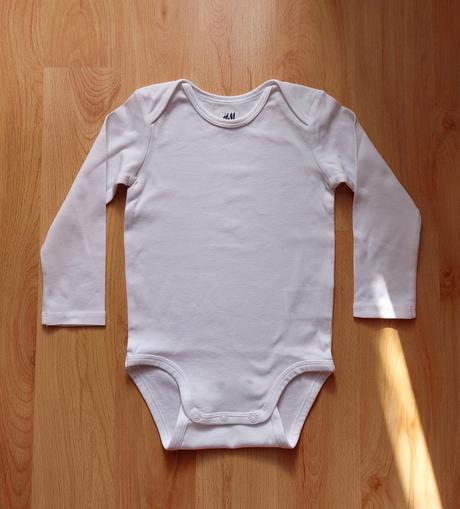 Biele bodyčko č.86 aj č.92, h&m,86 / 92