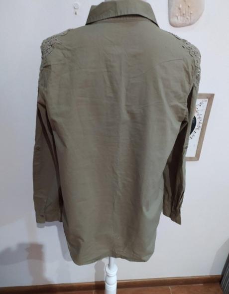 Košeľa s krajkou, mohito,s