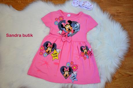Detské šatičky ala minnie mouse, 86 - 134
