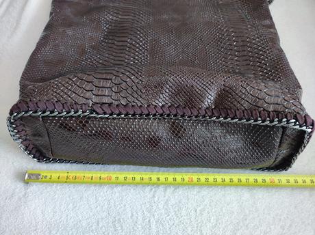 Hnedá kabelka 33x40 cm, 