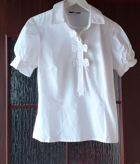 Elegantná blúzka, biela, 42, 42