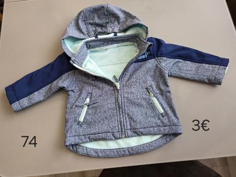 Softvelová bunda 74, kik,74