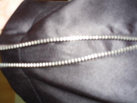 Čierne šaty so zipsami, l