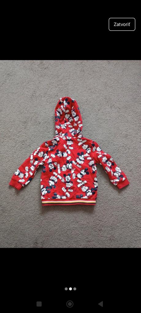 Chlapčenská mikina, disney,80