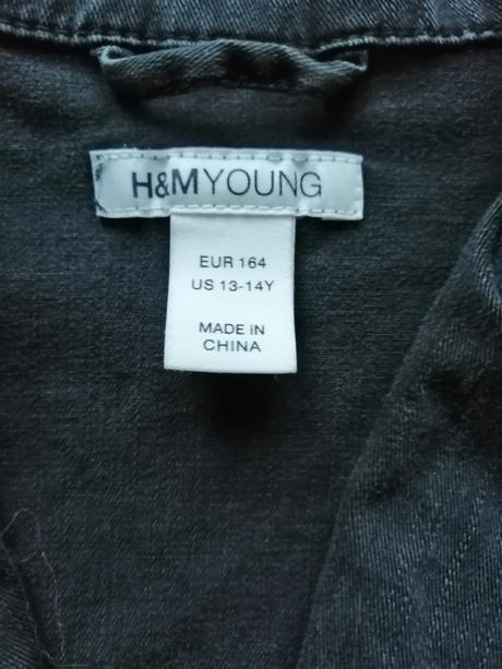 Rifľové sako handm,v164,13-14r., h&m,164