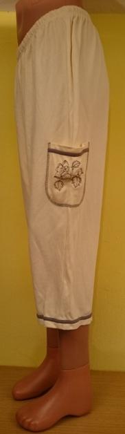 Dámske trojštvrťáky, žlté, xxl