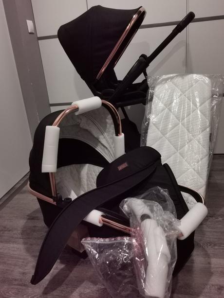 Kombinovaný kočík moon style rosé, moon,moon style