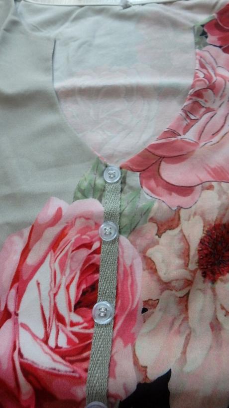 Dámska kvetinová blúzka, v. l/xl, 38 - xl