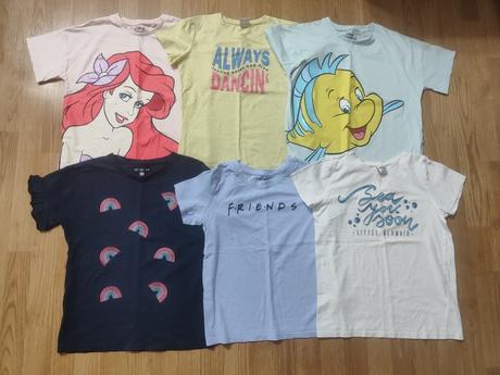 Tričká 146/152, 6 ks, 146