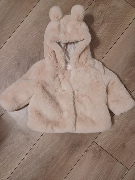 Zimný kožuštek-kabátik 62/68, f&f,62