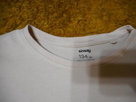 2x dievčenské tričko 134cm, sinsay,134