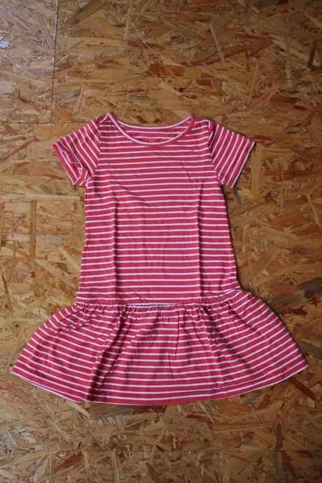 Dievčenské prúžkované šaty, tchibo,128